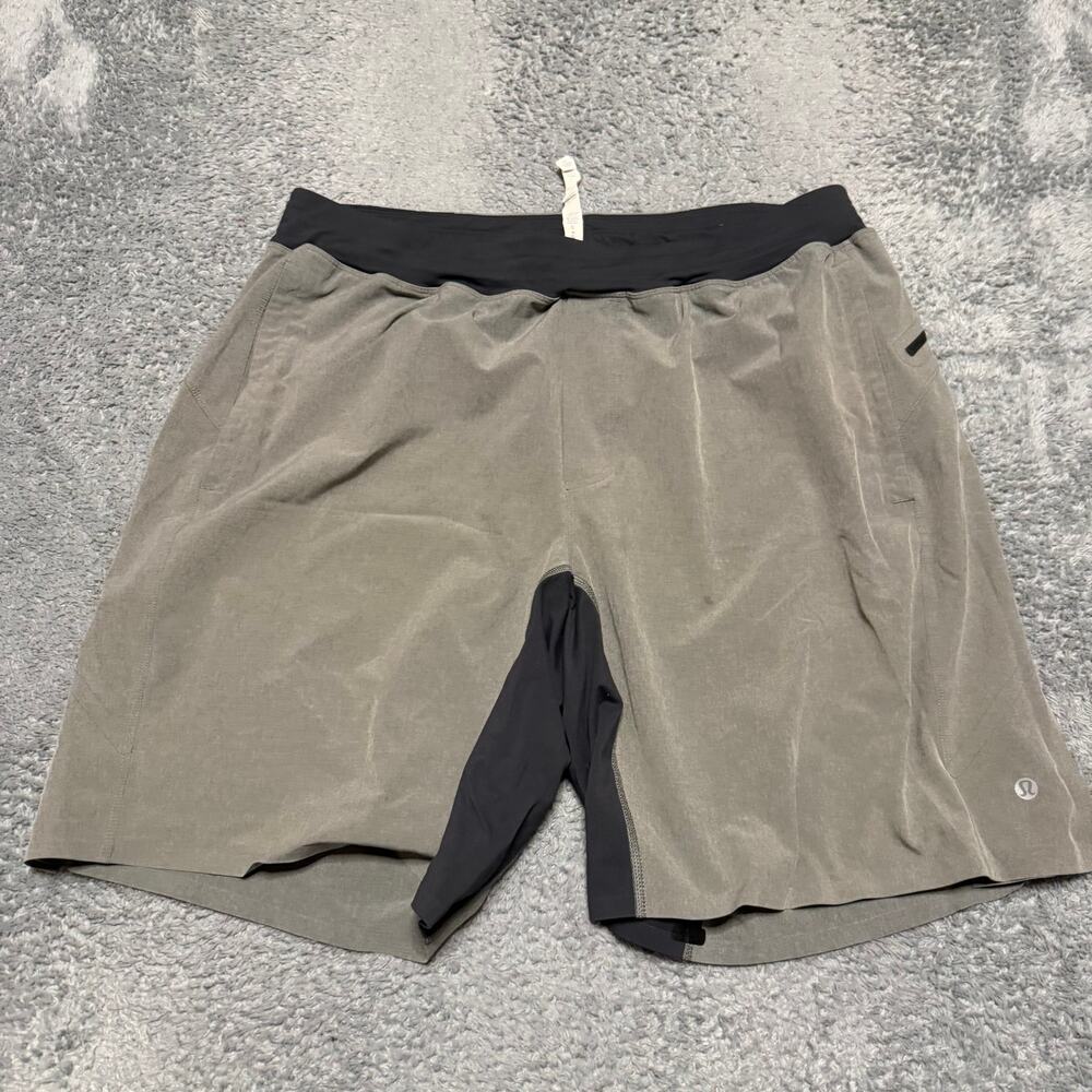 Lululemon Assert Shorts Mens  XL Linerless Gray Performance Running **
